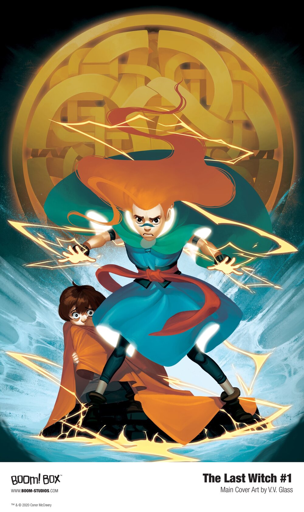 SYNOPSIS:  On the day of an annual festival, young Saoirse's father and entire village are destroyed by the vengeful Cailleach. Now, on the run with her mysterious Nan and her younger brother Brahm, Saoirse discovers that the blue-black birthmark across her shoulder that has always made her an object of teasing is actually a powerful witchmark, which allows her to resist dark magick...and take it for herself.  Nan must teach Saoirse to control her powers so that she can combat the dreaded Cailleach and her devious handmaidens, before they can release the terrifying Eater of Worlds from the faerie lands -- and destroy all living things!