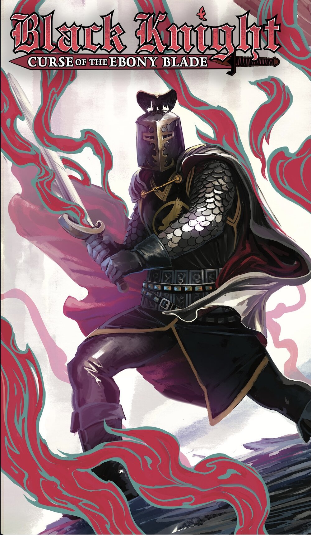 CURSE OF THE EBONY BLADE #1 (OF 5) -&nbsp; JAN210583   Written by SIMON SPURRIER&nbsp;  Art by SERGIO DÁVILA&nbsp;  Cover by IBAN COELLO  Legend of the Black Knight Variant Cover by STEPHANIE HANS -&nbsp; JAN210589   On Sale 3/17