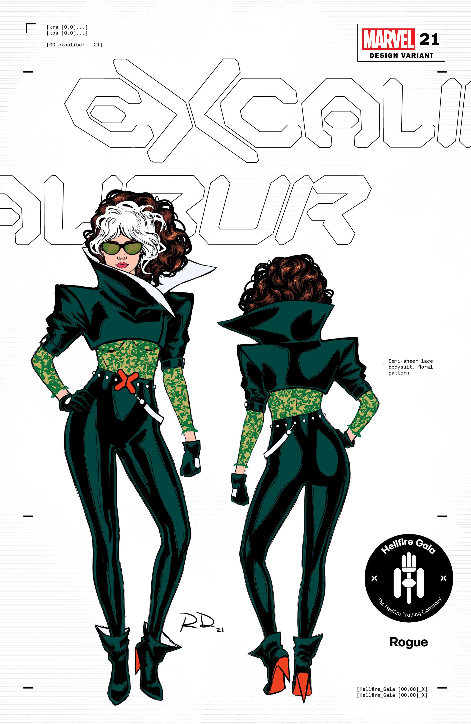 Fashion Collides with Mutantkind in X-Men's Hellfire Gala! 5 EXCAL2019021 Dauterman HellfireGalaDesign