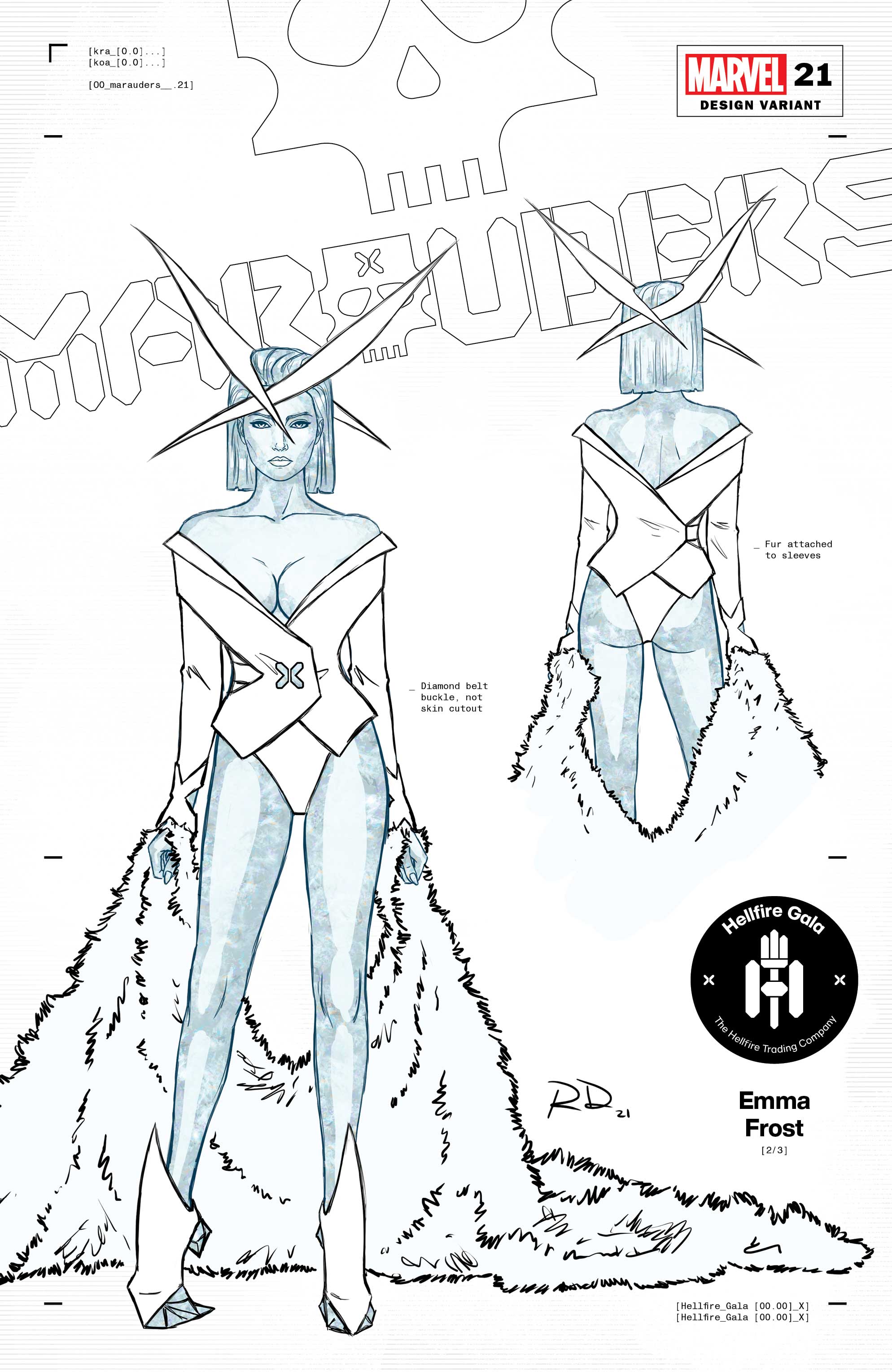 Fashion Collides with Mutantkind in X-Men's Hellfire Gala! 7 MARAUDERS2019021 Dauterman HellfireGalaDesign