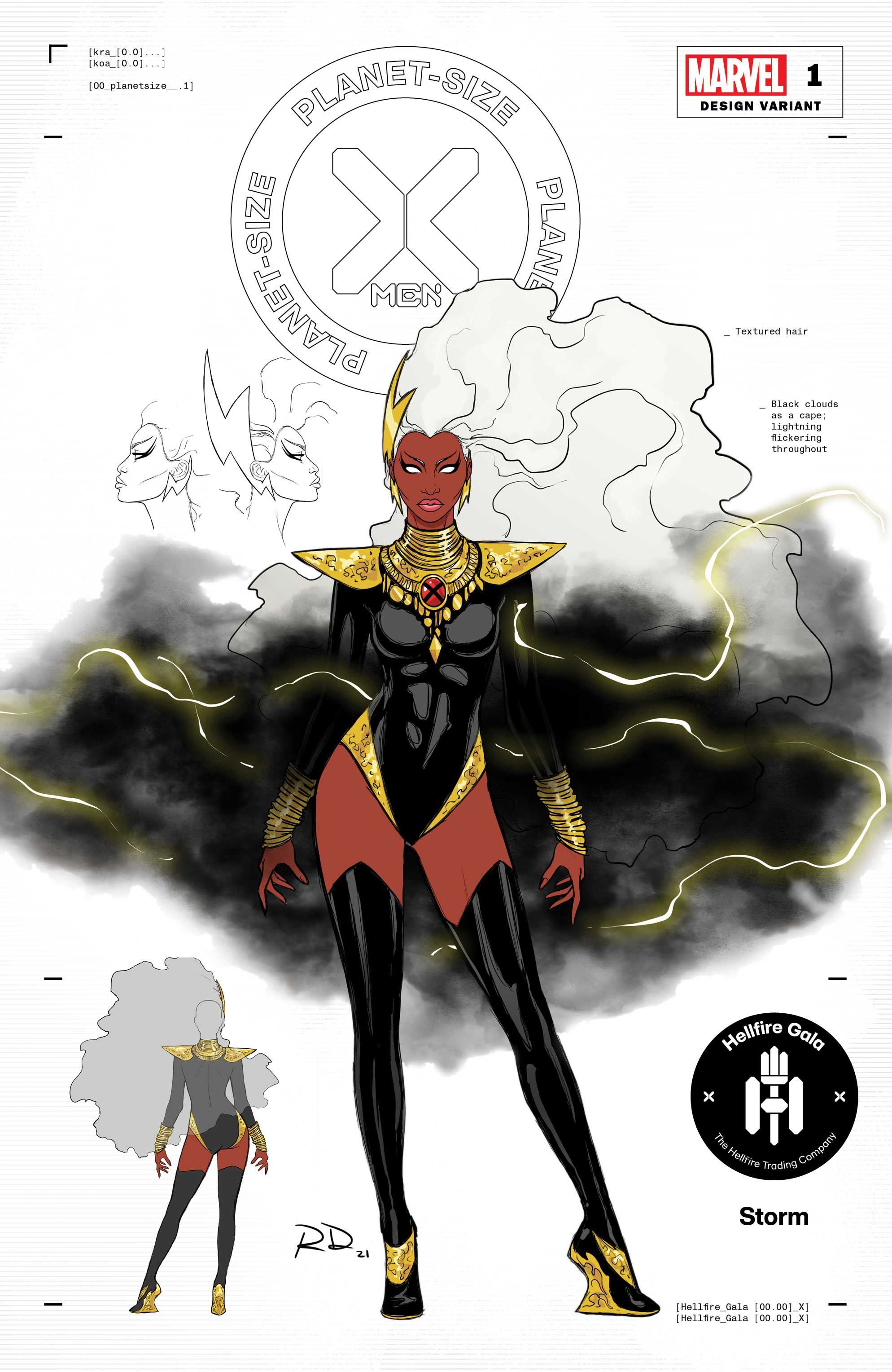 Fashion Collides with Mutantkind in X-Men's Hellfire Gala! 9 PSXMEN2021001 Dauterman HellfireGalaDesign