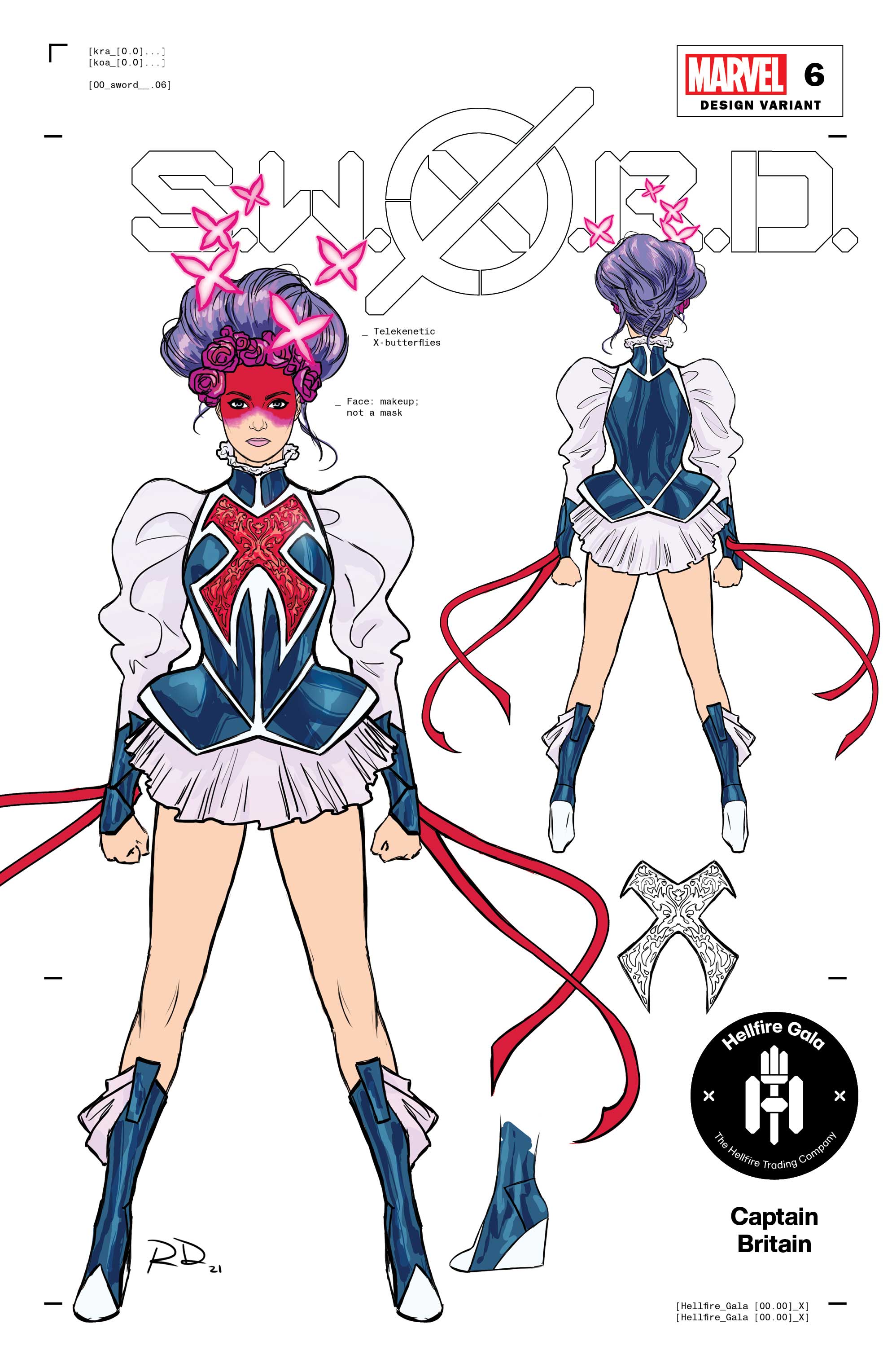 Fashion Collides with Mutantkind in X-Men's Hellfire Gala! 10 SWORD2020006 Dauterman HellfireGalaDesign