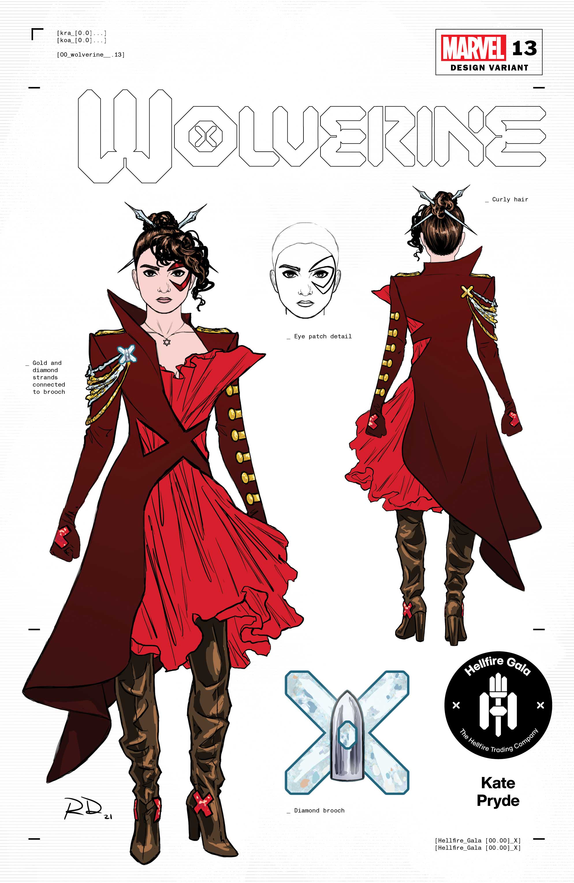 Fashion Collides with Mutantkind in X-Men's Hellfire Gala! 12 WOLV2020013 Dauterman HellfireGalaDesign