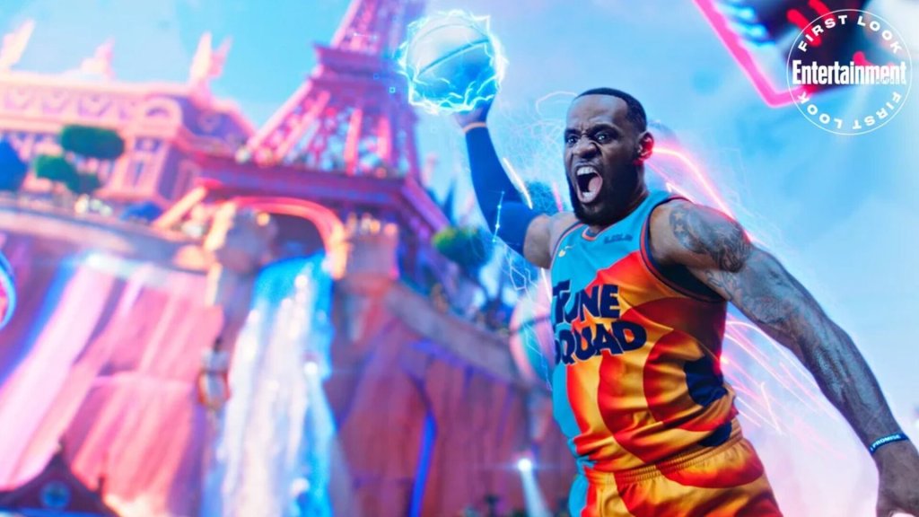 First Photos from Lebron James' Upcoming Film, SPACE JAME: A NEW LEGACY Have Been Released 4 first photos from space jam a new legacy and new story details which includes lebron james passing through other wb films