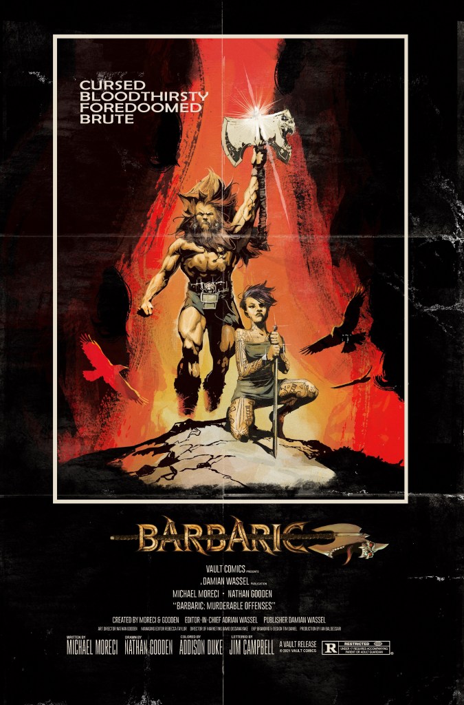 BARBARIC #1 Foil Movie Poster Variant