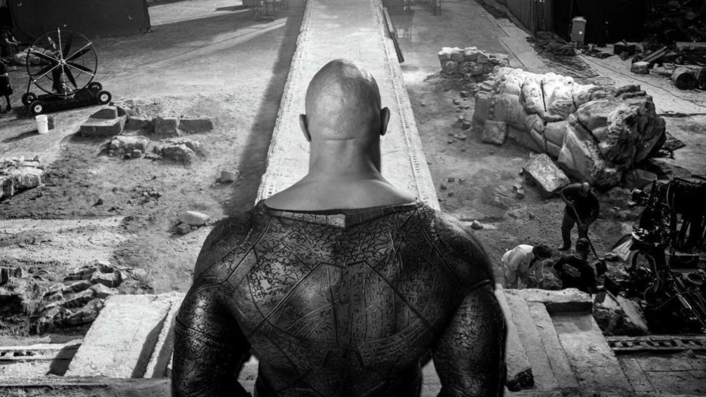 Dwayne Johnson Shares BLACK ADAM Set Photos