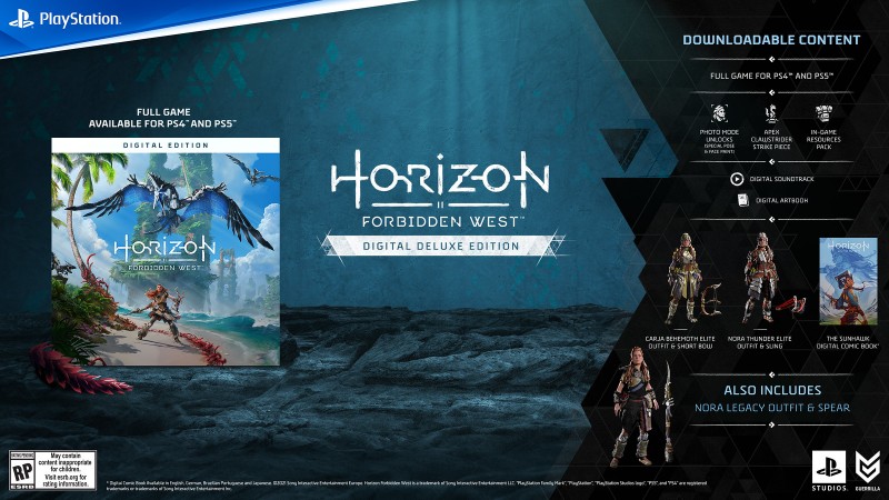 Horizon Forbidden West Different Editions Revealed