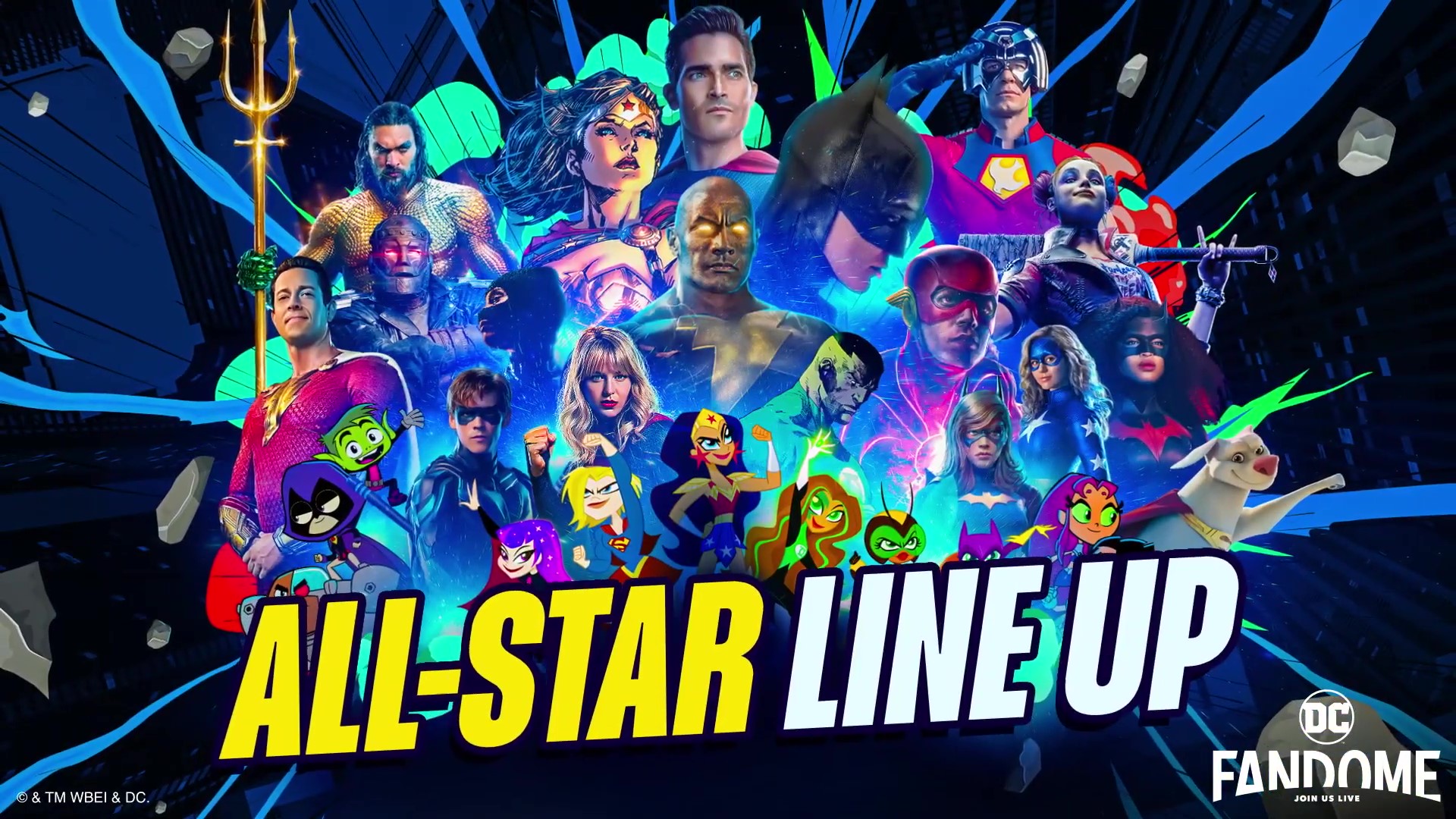 The DC FanDome Talent Line-Up Has Been Announced