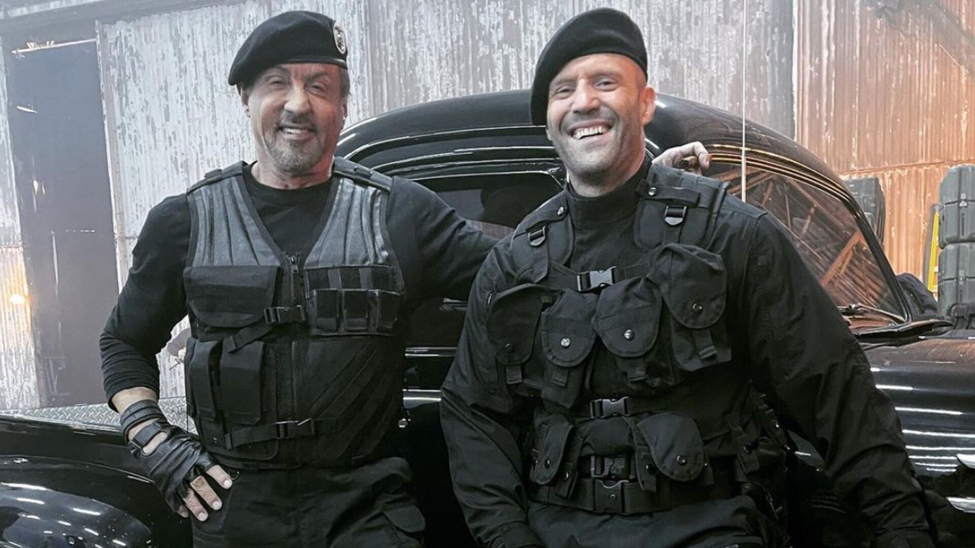 EXPENDABLE 4 Photos Give Us Our First Look At Sylvester Stallone and Jason Statham