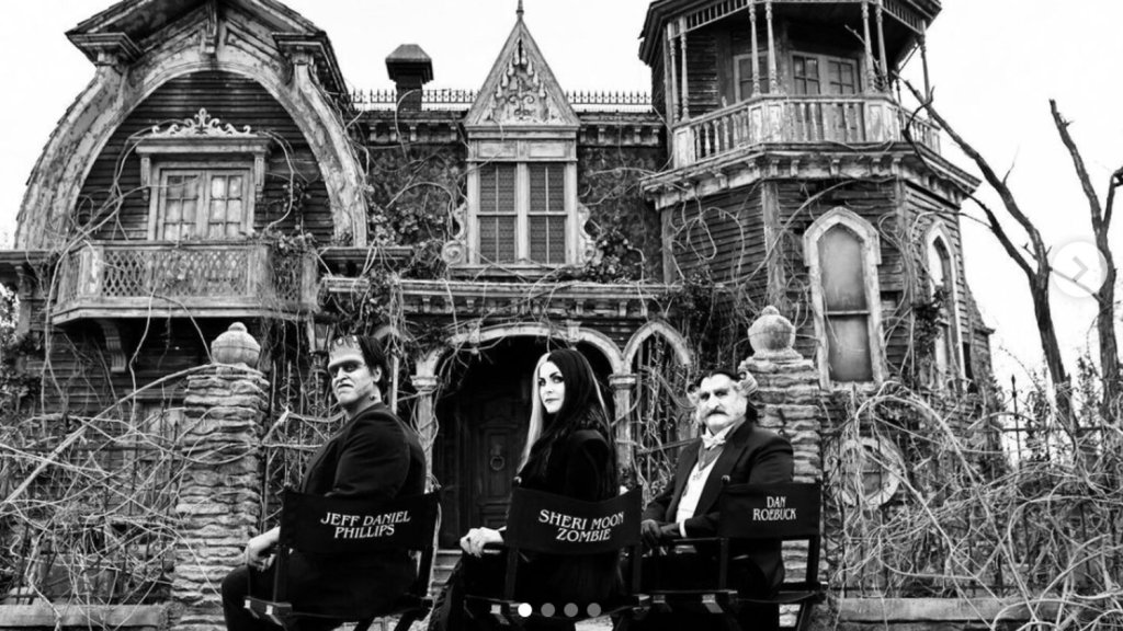 First Look at The Rob Zombie Film THE MUNSTERS with the Cast in Costume and the Creepy Mansion
