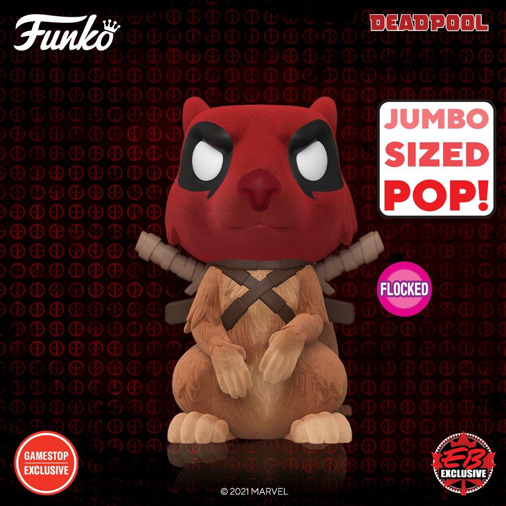 The Squirrelpool Funko Pop Is A Fuzzy Exclusive Collectible Every Deadpool Fan Needs