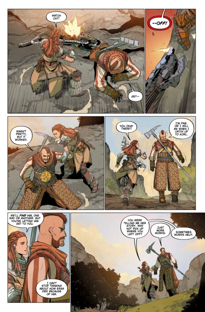 Horizon Zero Dawn Liberation Review: The Beauty of the Epic Horizon Universe Makes its Way to Comics 5 Horizon Zero Dawn Liberation Review: The Beauty of the Epic Horizon Universe Makes its Way to Comics