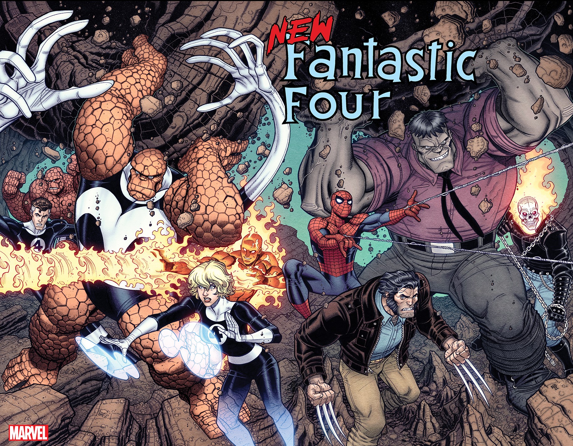 The Biggest Marvel Heroes Such as Wolverine and Spider-Man Reunite as the NEW FANTASTIC FOUR