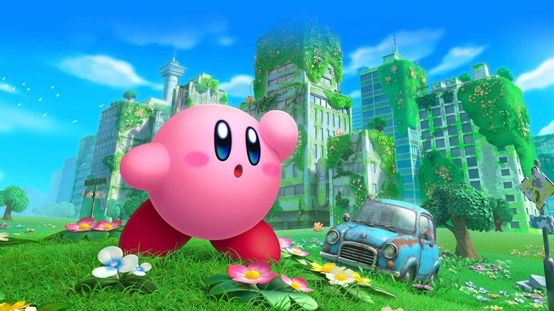 New Kirby and the Forgotten Land Trailer Reveals New Gameplay and Carby