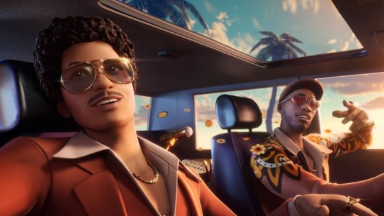 The Fortnite Icon Series Adds Silk Sonic Duo Bruno Mars and Anderson Paak