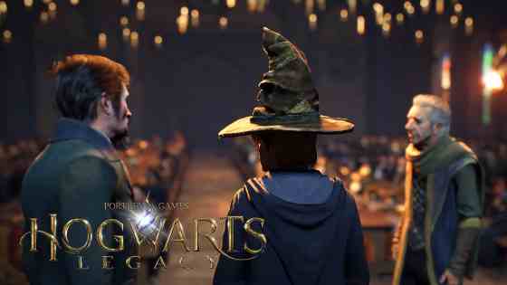 hogwarts legacy sorting hat logo