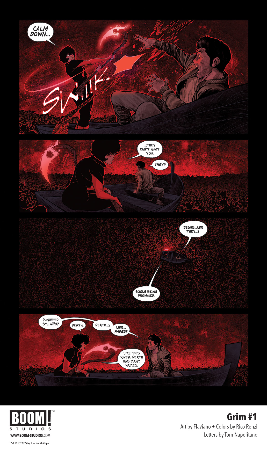 Grim #1 First Look Highlights Life After Death in New Series From Stephanie Phillips and Flaviano