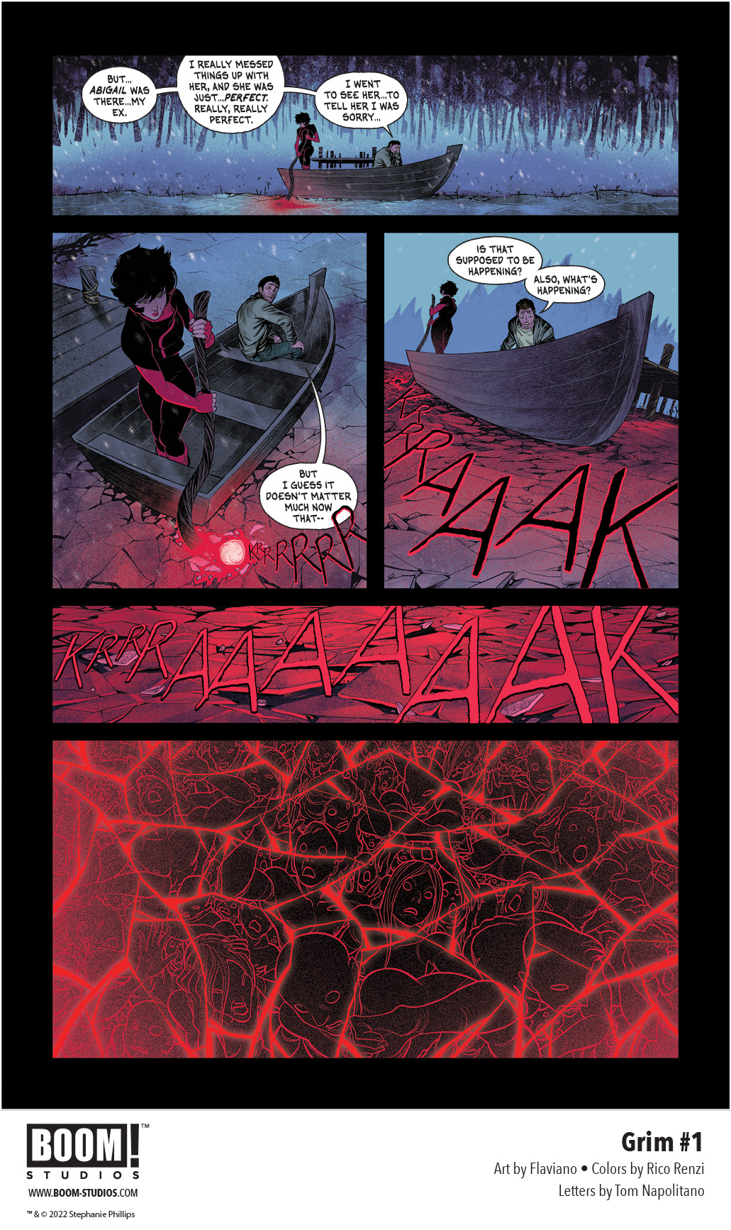 Grim #1 First Look Highlights Life After Death in New Series From Stephanie Phillips and Flaviano