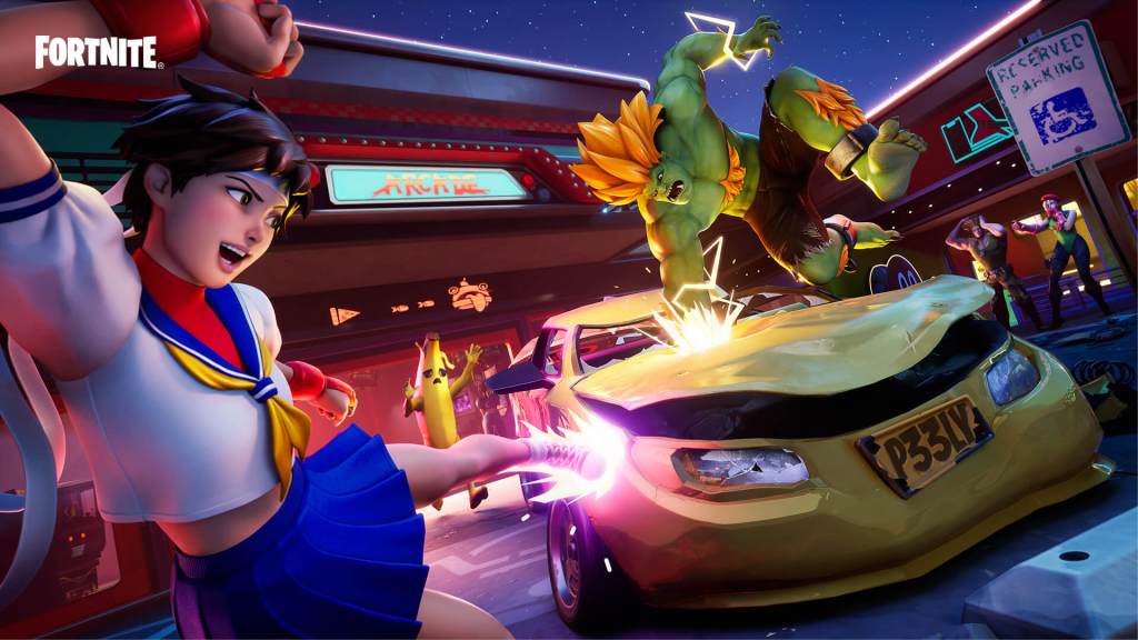 Blanka and Sakura Join Fortnite