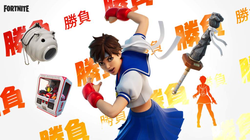 Blanka and Sakura Join Fortnite