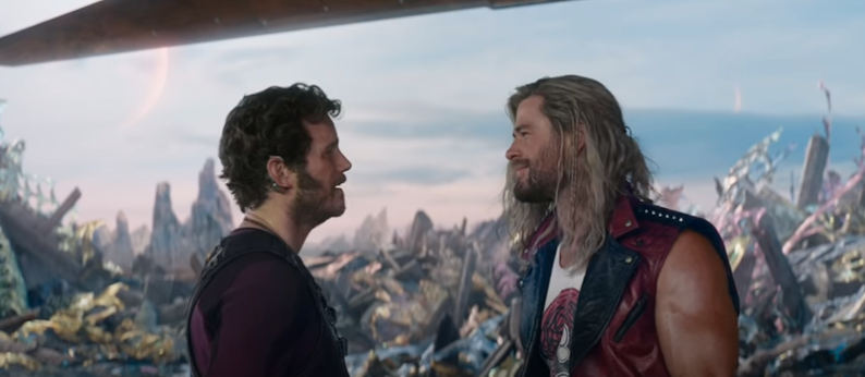 thor love and thunder thor star lord