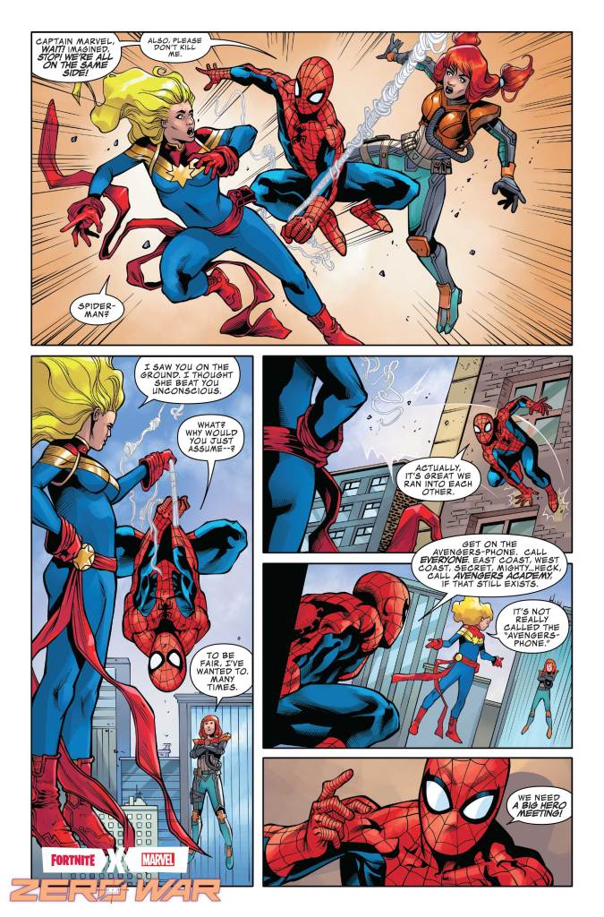 First Look at Fortnite X Marvel: Zero War #1