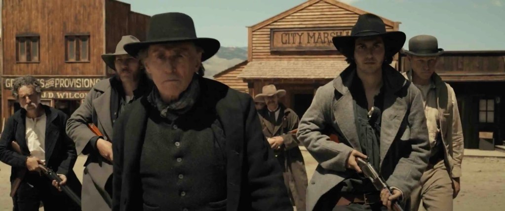 Murder at Yellowstone City movie film Western 2022 Gabriel Byrne