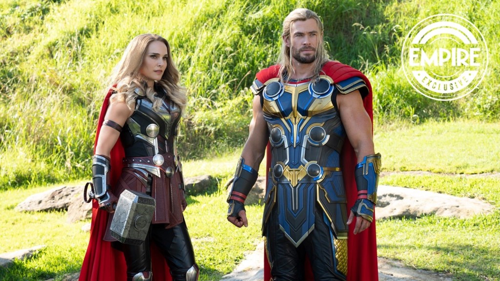 Thor: Love and Thunder Image Features Natalie Portman and Chris Hemsworth in Full Thor Costume 8 Thor: Love and Thunder Image