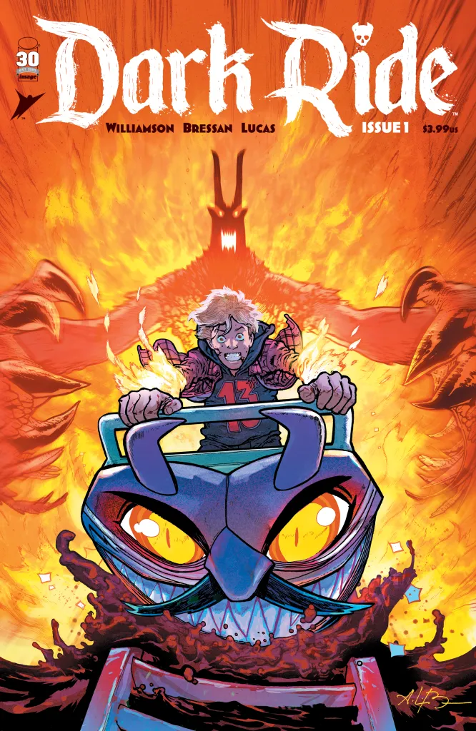 Tony Fleecs Art Directing Homage Cover Program for Skybound's Dark Ride
