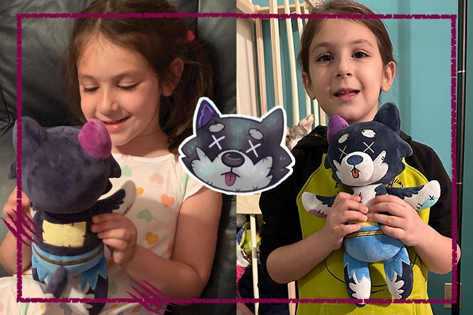 Night Wolf Voodo Plushie