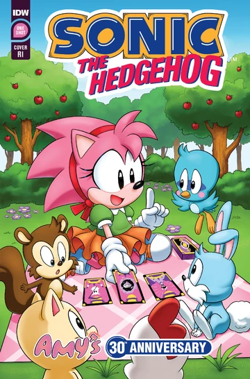 Sonic The Hedgehog Amy 30th Anniversary Review 5 IDWAmy30thcoverRI1