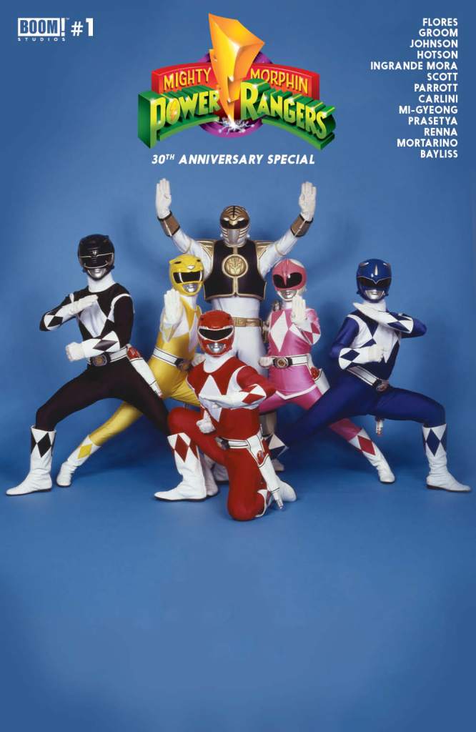 MMPR 30thAnniversarySpecial 001 Cover D Photo Variant LOW