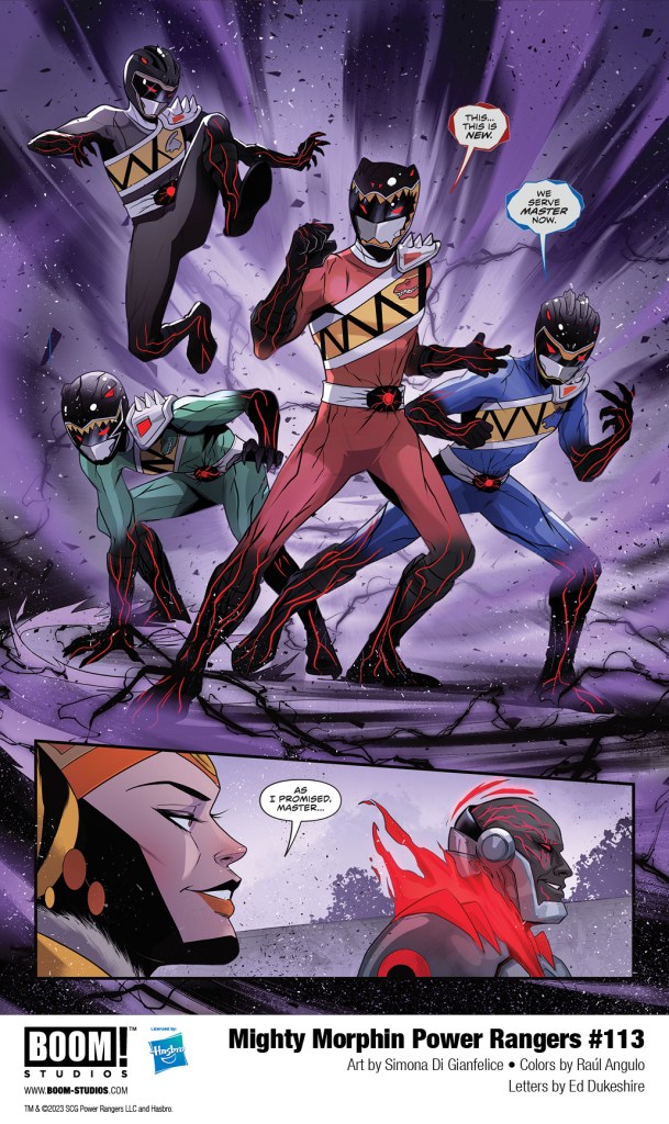 First Look at Mighty Morphin Power Rangers #113