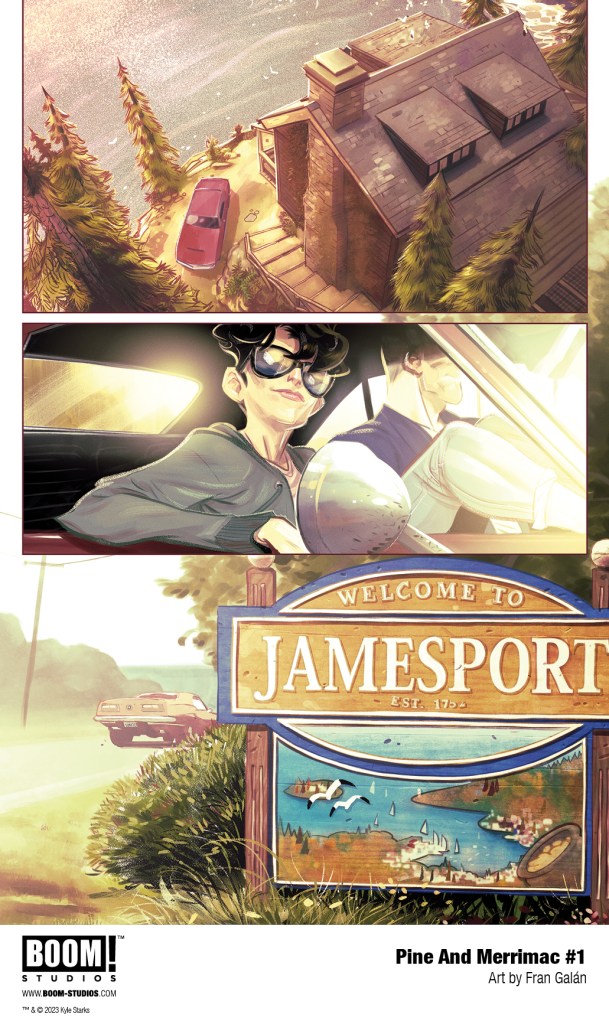 Pine and Merrimac: Boom! Studios and Kyle Starks Team Up for Small Town Detective Series 7 Pine and Merrimac preview