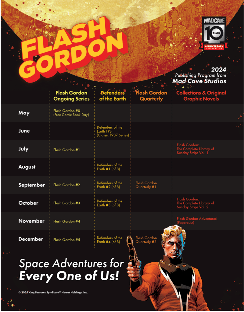 Full 2024 Slate for Flash Gordon