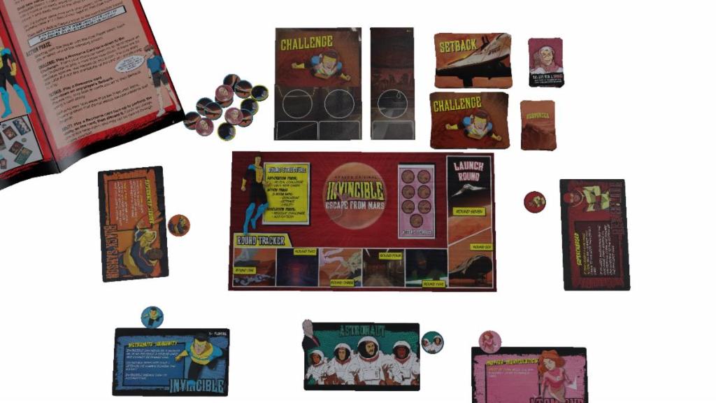 Skybound Releases Invincible: Escape from Mars Tabletop Game