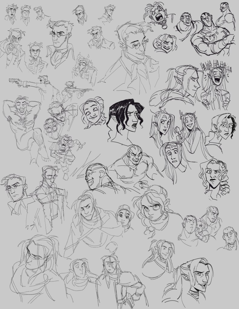 Critical Role Vox Machina Origins IV Concept Sketches 2