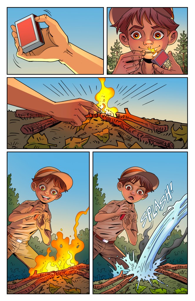 Smokey Bear Returns in New All-Ages Comic: Smokey’s Junior Rangers 6 Smokey 02COLORS