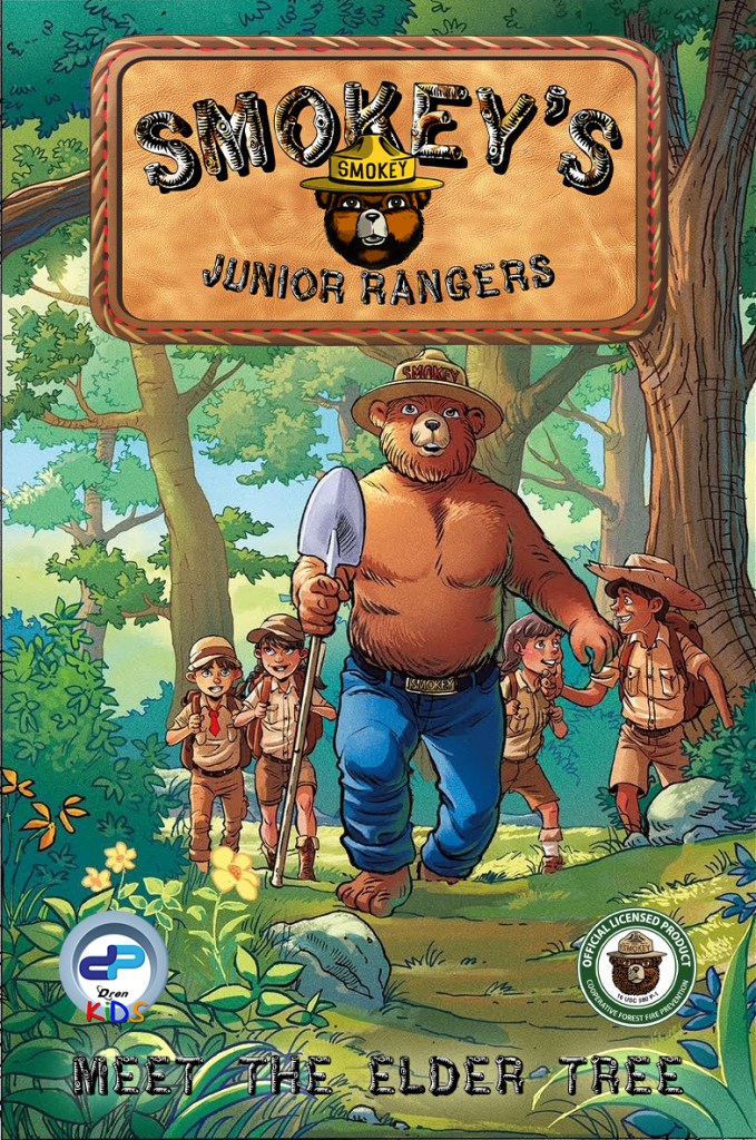 Smokey Bear Returns in New All-Ages Comic: Smokey’s Junior Rangers 4 Smokey Cover B GS20Art